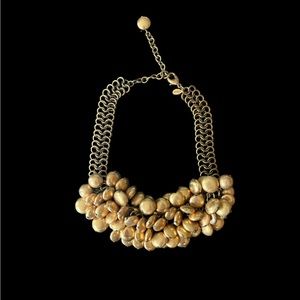 Vintage brushed gold statement necklace from Chicos